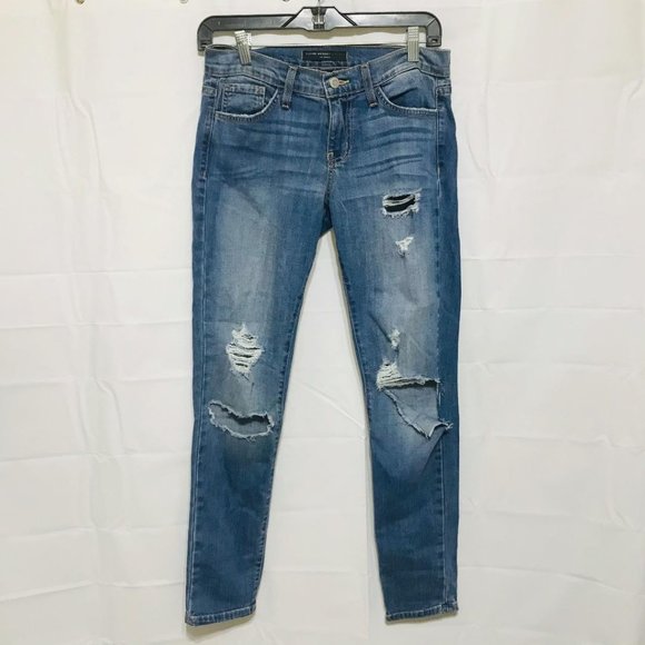 Flying Monkey Pants - Flying Monkey Platinum Distressed Jeans